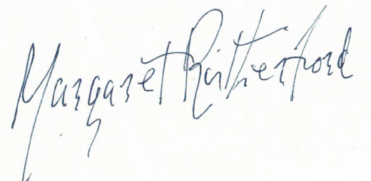 Autogramm Margaret Rutherford